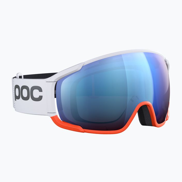 POC Zonula Race hydrogen balti/rožiniai oranžiniai/iš dalies mėlyni slidinėjimo akiniai 3