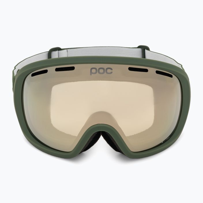 POC Fovea epidote green/partly sunny ivory slidinėjimo akiniai 2