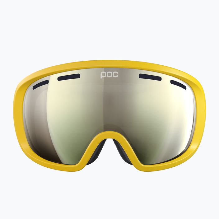 POC Fovea sulfitinės geltonos/iš dalies saulėtos dramblio kaulo spalvos slidinėjimo akiniai 6