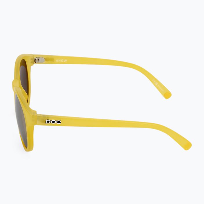 POC Know aventurino geltonos spalvos permatomi / skaidrūs sidabriniai akiniai nuo saulės 4