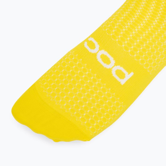 POC Essential Road vaikiškos dviratininkų kojinės aventurino geltonos spalvos 4