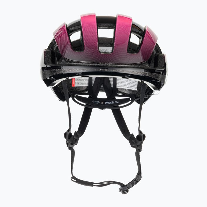 POC Omne Lite fluorescencinės rožinės/urano juodos spalvos dviratininko šalmas 2