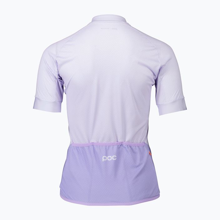Moteriški dviračių marškinėliai POC Essential Road Logo purple amethyst/purple quartz 2