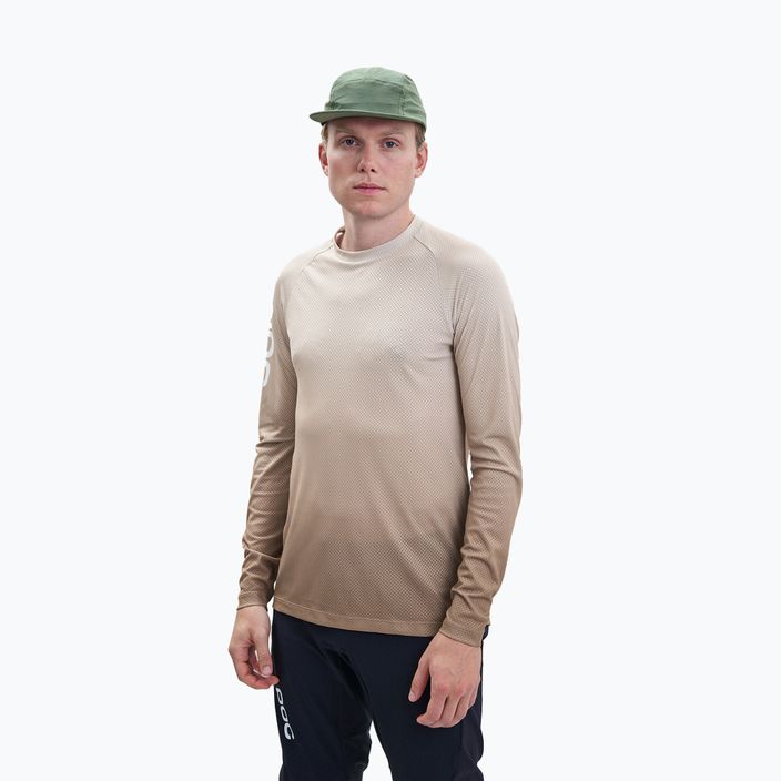 Vyriškas dviratininko džemperis ilgomis rankovėmis POC Essential MTB Lite gradient jasper brown