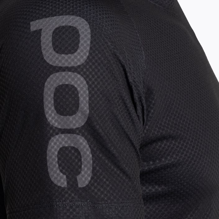 Vyriški dviratininko marškinėliai POC MTB Pure uranium black 3