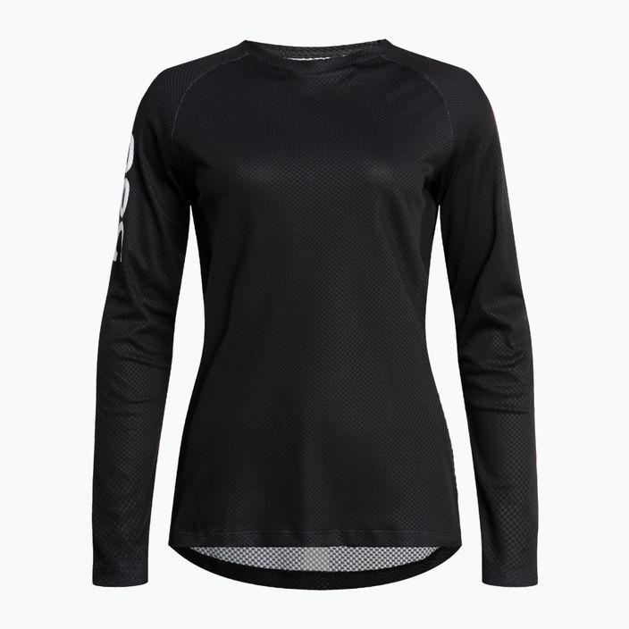 Moteriški dviratininkų marškinėliai su ilgomis rankovėmis POC MTB Pure uranium black 3