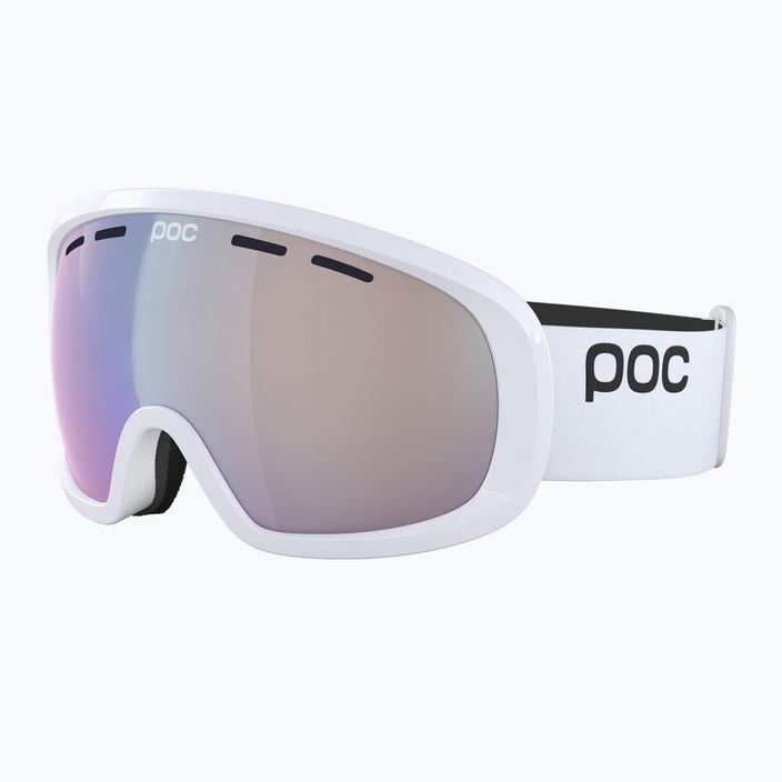 POC Fovea Mid Clarity Fotochrominiai vandenilio baltos/šviesiai rožinės/neblogai mėlynos spalvos slidinėjimo akiniai 6