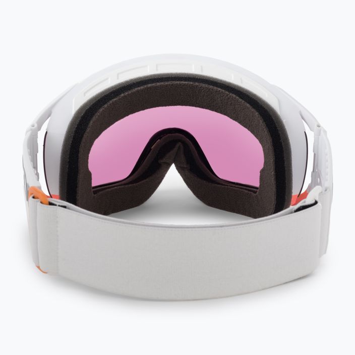 POC Zonula Clarity Comp slidinėjimo akiniai balti/fluorescencinė oranžinė/spectris blue 3