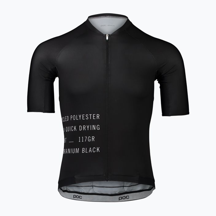 Vyriški POC Pristine Print dviratininkų marškinėliai uranium black 4