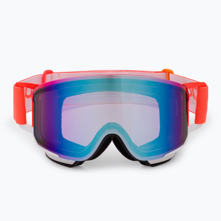 POC Nexal Clarity Comp fluorescencinės oranžinės/vandenilio baltos/spektriškai mėlynos spalvos slidinėjimo akiniai 3