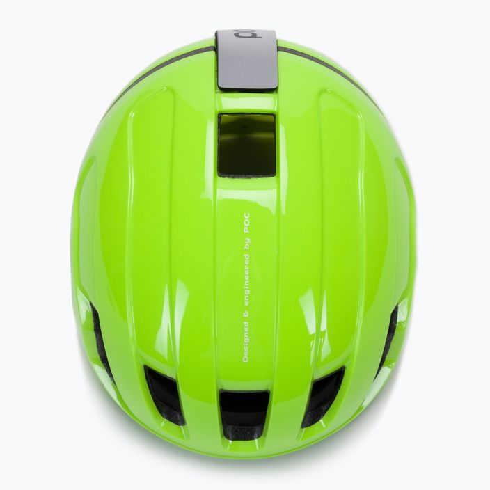 Vaikiškas dviratininko šalmas POC POCito Omne MIPS fluorescencinė geltona/žalia 6
