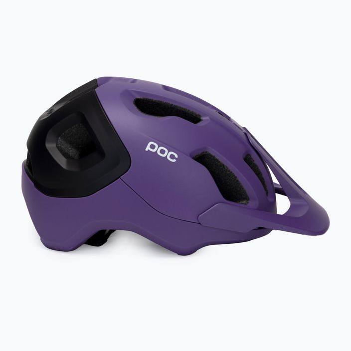POC Axion Race MIPS dviratininko šalmas safyro violetinė/uraninė juoda metalinė/matinė 3