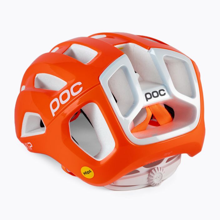 POC Ventral Air MIPS fluorescencinės oranžinės spalvos avip dviračių šalmas 4