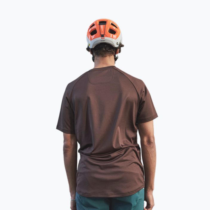 Vyriški POC Reform Enduro Tee axinite rudos spalvos dviratininkų marškinėliai 3