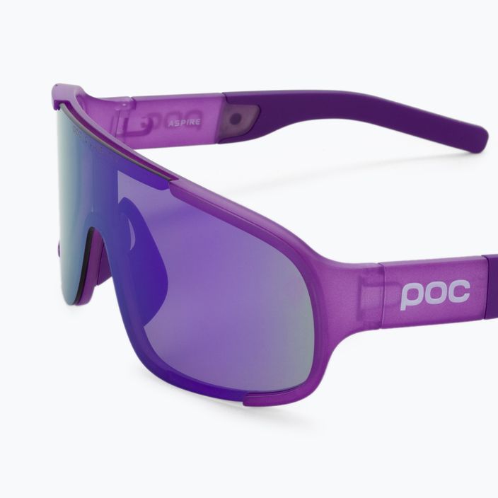 POC Aspire sapphire purple translucent/clarity define violet dviračių akiniai 5
