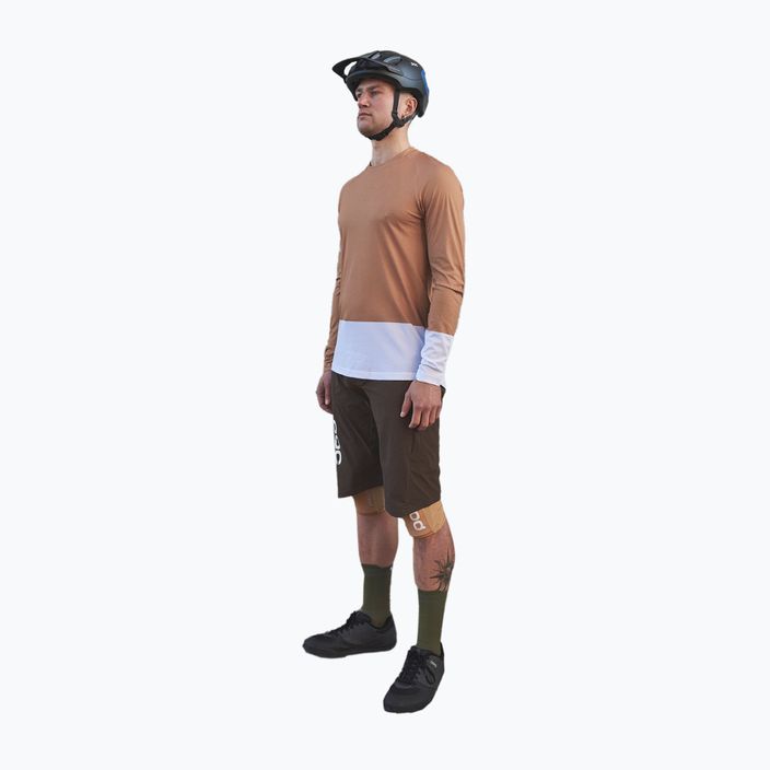Vyriškas dviratininko džemperis ilgomis rankovėmis POC MTB Pure aragonite brown/hydrogen white 2