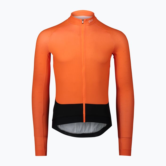 Vyriška POC Essential dviračių keliais su ilgomis rankovėmis o zink orange 6