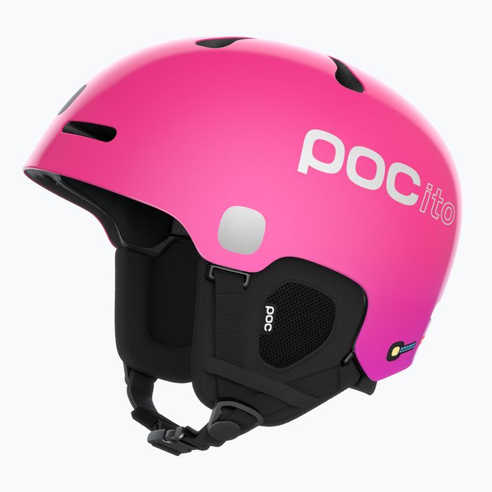 Vaikiškas slidinėjimo šalmas POC POCito Fornix MIPS fluorescencinės rožinės spalvos 9