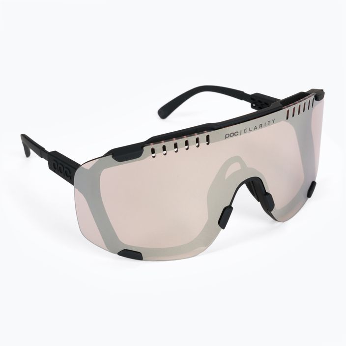 POC Devour uranium black/clarity trail silver dviračių akiniai