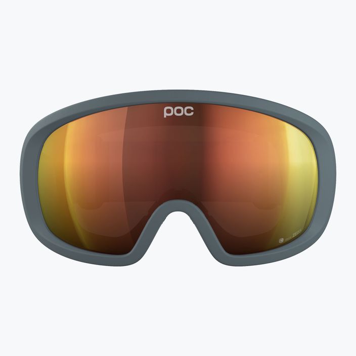 POC Fovea Mid Clarity slidinėjimo akiniai pegasi grey/spektris orange 2