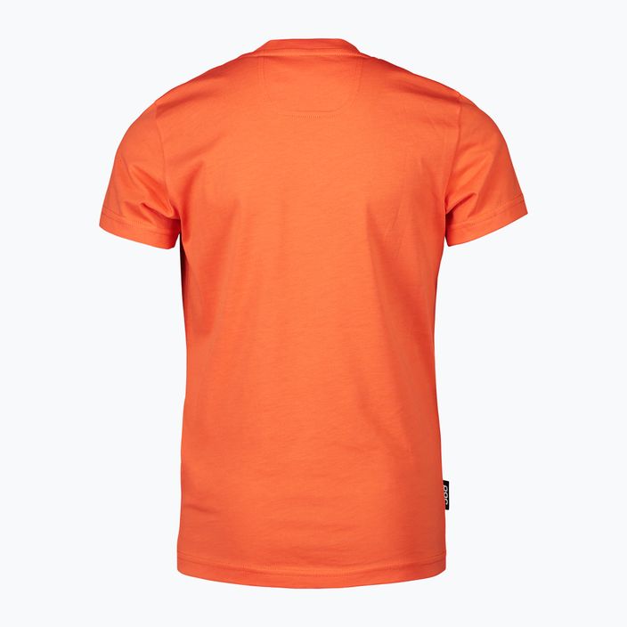 Vaikiški trekingo marškinėliai POC 61607 Tee zink orange 2