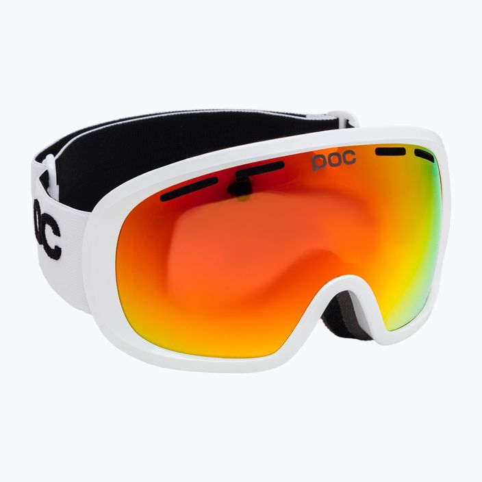 POC Fovea Mid Clarity hydrogen white/spectris orange slidinėjimo akiniai