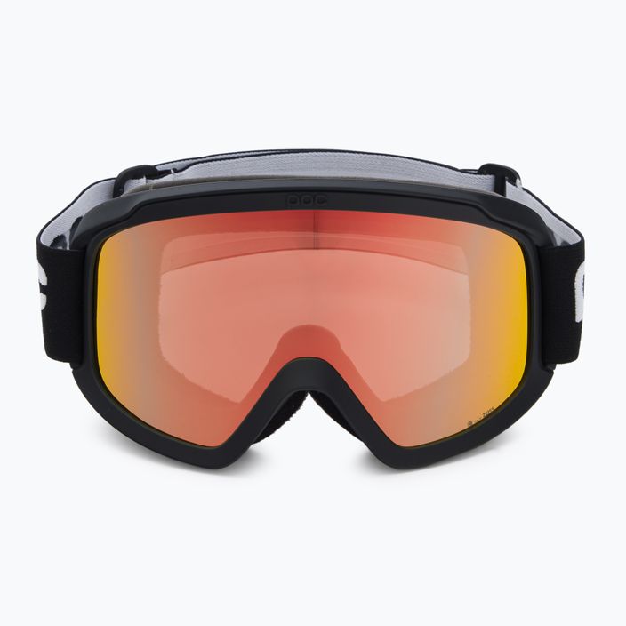 POC Opsin Clarity urano juodos/spectris oranžinės spalvos slidinėjimo akiniai 2