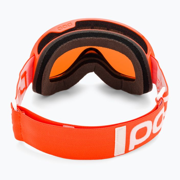 POC POCito Retina fluorescencinės oranžinės spalvos vaikiški slidinėjimo akiniai 3