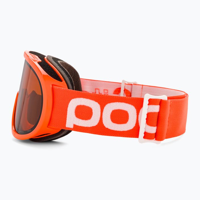 POC POCito Retina fluorescencinės oranžinės spalvos vaikiški slidinėjimo akiniai 4