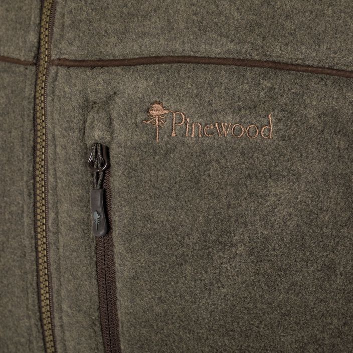 Vyriškas "Pinewood Prestwick Exclusive" alyvuogių melsvai rudos spalvos/melsvai rudos spalvos džemperis "trekking 4