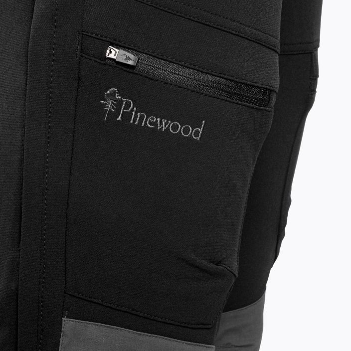 Moteriškos Pinewood Finnveden Hybrid juodos/antracito spalvos membraninės kelnės 5