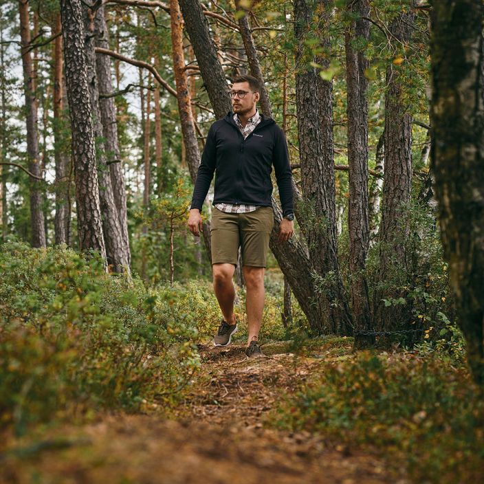 Vyriški Pinewood Finnveden džemperiai su gobtuvu trekking džemperis black 4