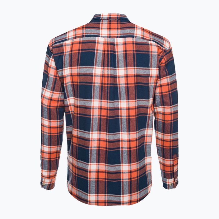 Pinewood vyriški marškiniai Härjedalen navy/orange 2