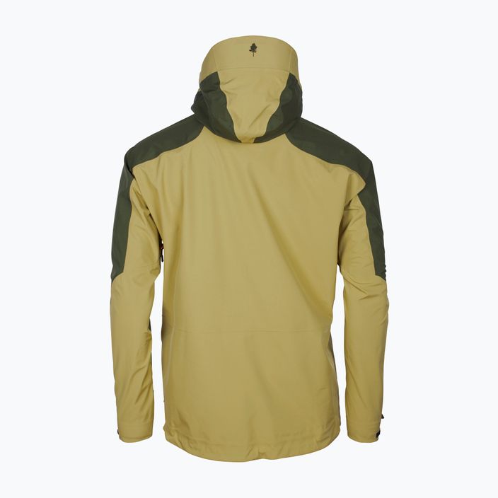 Vyriška striukė nuo lietaus Pinewood Abisko Trekking 3L golden hay/moss green 10