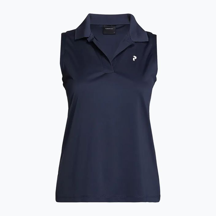 Peak Performance Illusion moteriški polo marškinėliai tamsiai mėlyni G77553020