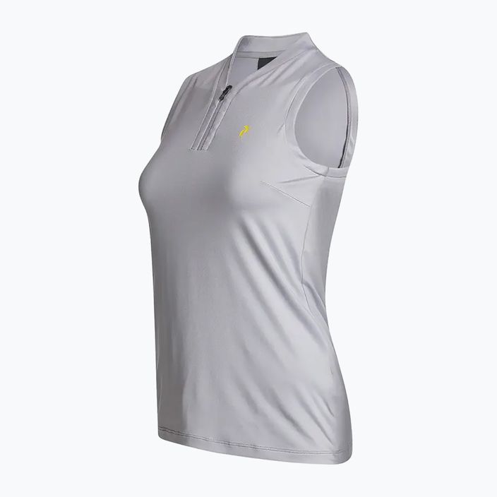 Moteriški sportiniai marškinėliai Peak Performance Turf Zip grey G77186110 2