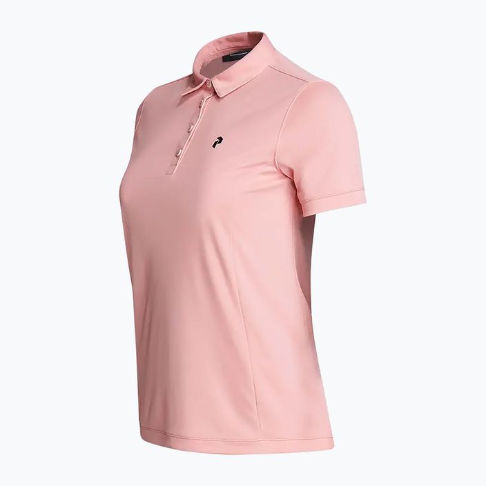 Peak Performance Alta moteriški polo marškinėliai rožinės spalvos G77182100 2