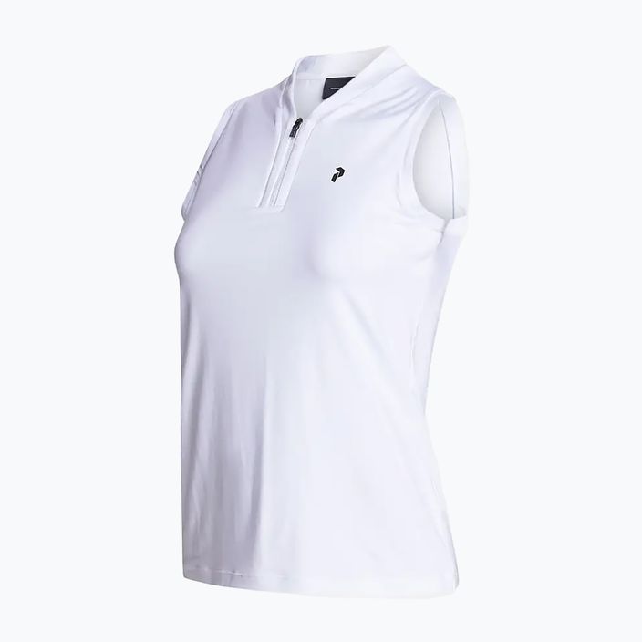 Moteriški trekingo marškinėliai Peak Performance Turf Zip white G77186010 6