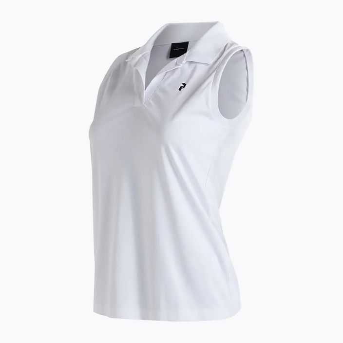 Peak Performance Illusion moteriški polo marškinėliai balti G77553010 6