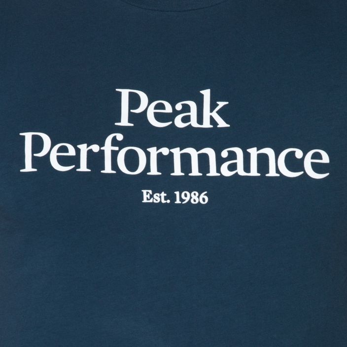 Vyriški marškinėliai Peak Performance Original Tee tamsiai mėlynos spalvos G77266180 4
