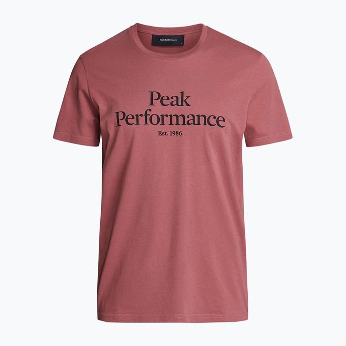 Vyriški trekingo marškinėliai Peak Performance Original Tee brown G77266240 5