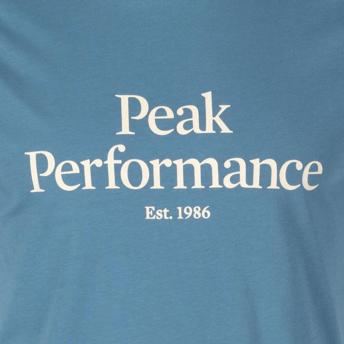 Vyriški marškinėliai Peak Performance Original Tee tamsiai mėlynos spalvos G77692280 3
