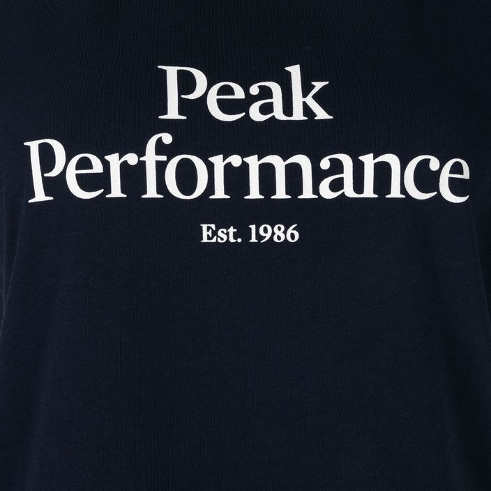 Moteriški trekingo marškinėliai Peak Performance Original Tee navy blue G77700020 3