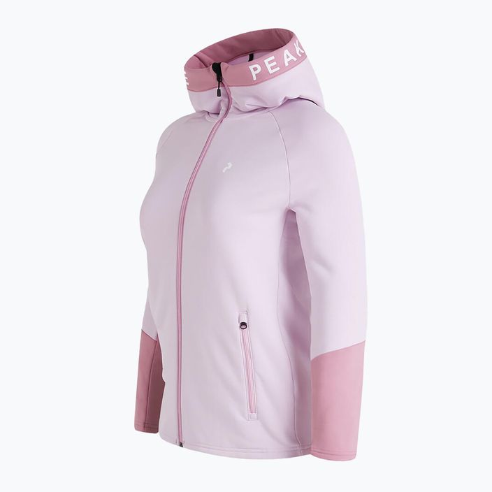 Moteriški džemperiai Peak Performance Rider Zip Hood trekkingui rožinės spalvos G78834070 3