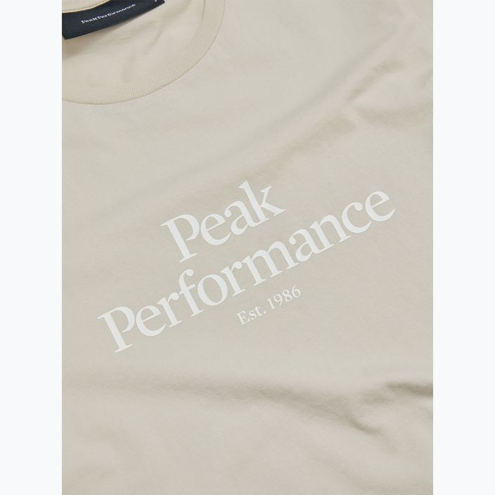 Moteriški trekingo marškinėliai Peak Performance Original beige G77700370 3