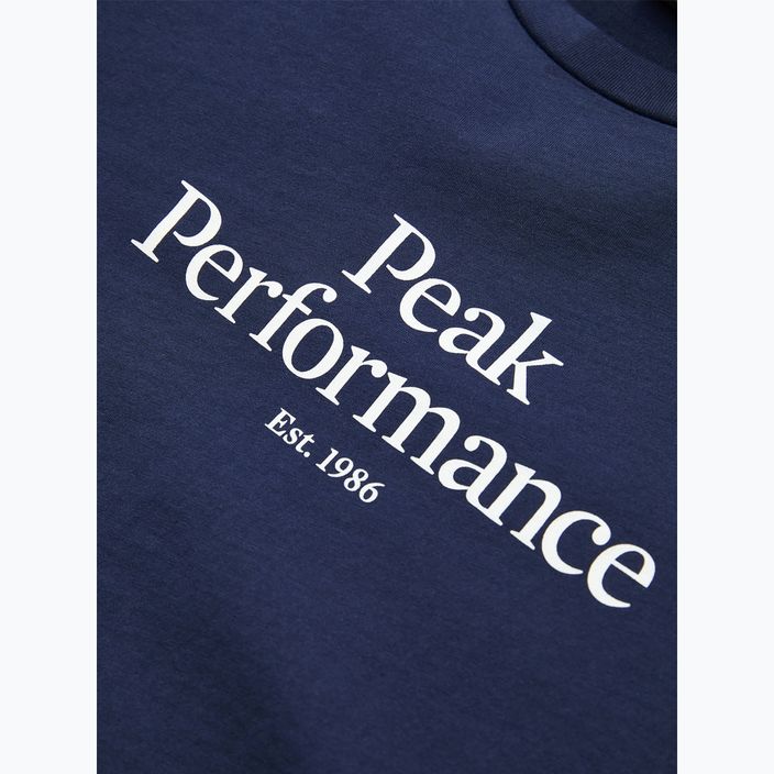 Moteriški marškinėliai Peak Performance Original Tee blue shadow 4