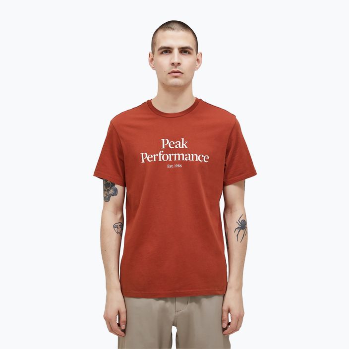 Vyriški marškinėliai Peak Performance Original Tee spiced