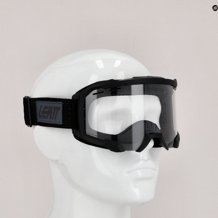 Leatt Velocity 5.5 juodi/šviesiai pilki dviratininko akiniai 8020001040 7