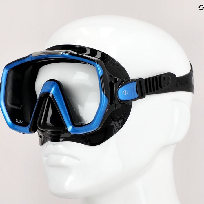 TUSA Freedom Elite nardymo kaukė juodai mėlyna M-1003 7