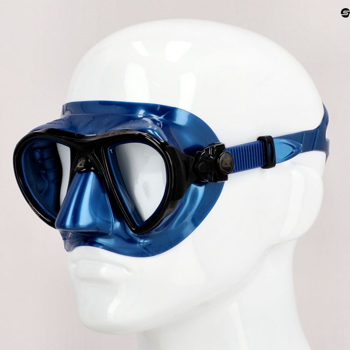 Cressi Nano nardymo kaukė mėlyna/juoda DS365550 7